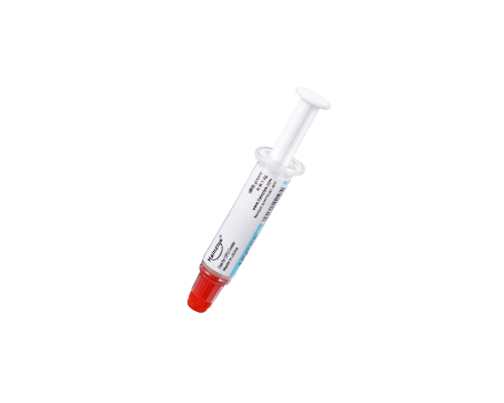 HY258  绿色导热泥装1g短针管装 8.0w