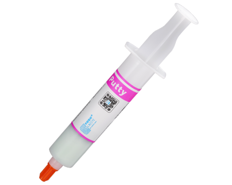 HY258  绿色导热泥装20g大针管装 8.0w